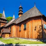 Bild: Die Pfarrkirche Mariens Geburt in Krzęcin