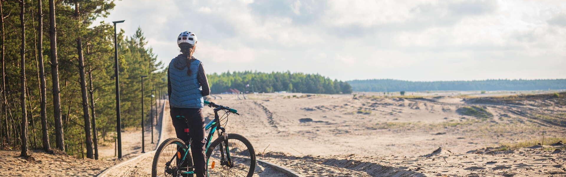 Obrazek: Rowerem wokół Pustyni Błędowskiej – jedyna taka trasa rowerowa w Polsce